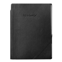 齐心（COMIX） C5851 优选系列软皮面本 A5 98张/本（单位：本)黑色