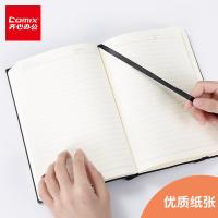 齐心（COMIX） C5851 优选系列软皮面本 A5 98张/本（单位：本)黑色