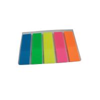 N次贴（STICKN） 34013 荧光标签 2＂×0.5＂ 蓝/绿/黄/粉/橙 20张/本 (单位:本)