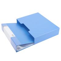 得力（deli）5620ES档案盒20mm 蓝色 PP材质(单位：个)