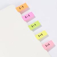 齐心（COMIX） D6015 指示标签 76x15mm 200张 （单位：本） 彩色