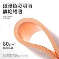 得力（deli） 7757 彩色复印纸 A4 80g 100张/包 (单位:包)