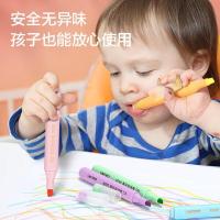 得力（deli）S605柔彩三角杆荧光笔6色（单位：盒）混