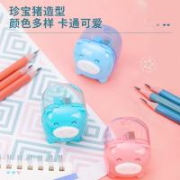 得力（deli） 0557 珍宝猪卷笔刀 手动  (单位：盒） 混色