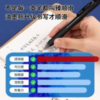 得力（deli） S60 臻顺滑办公中性笔 0.5mm 12支/盒(单位：盒) 黑色