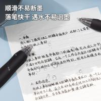 得力（deli） S60 臻顺滑办公中性笔 0.5mm 12支/盒(单位：盒) 黑色