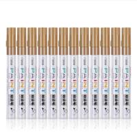 得力（deli）S558油漆笔笔幅1.5mm 单头  12支/盒(单位：支)黄色