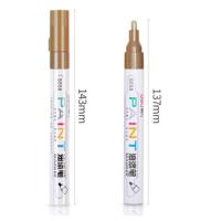 得力（deli）S558油漆笔笔幅1.5mm 单头  12支/盒(单位：支)黄色