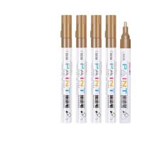 得力（deli）S558油漆笔笔幅1.5mm 单头  12支/盒(单位：支)黄色