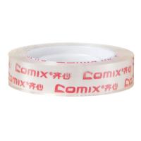 齐心（COMIX） JF1230-12 文具胶带 12mm*30y 12卷/袋 （单位：袋) 透明