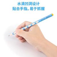 得力（deli）S959-HB 洞洞铅笔 12支装 175*7.2mm 三角笔杆 (单位：盒) 混色