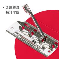 得力（deli） 64511 中国红双强力夹 0.9mm A4(单位：个) 红色