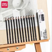 得力（deli）S998 绘图专用铅笔 6B 12支/盒 (单位：盒) 黑色