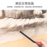 得力（deli）S998 绘图专用铅笔 6B 12支/盒 (单位：盒) 黑色