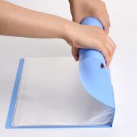 齐心（COMIX） 资料册 A4 PF10AK 235*310*9mm；10页/本 (单位:本) 蓝色