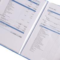 齐心（COMIX）PF20AK 资料册 A4 20袋 （单位：个） 蓝色 新老包装随机发货