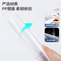 得力（deli） 63108 抽杆报告夹 8mm 10个/包(单位：包) 透明色