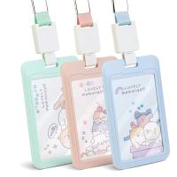 得力（deli） 64824注塑ABS证件卡-易拉扣款厂牌胸牌卡套圆润边角处理卡学生胸牌 （单位：套）颜色随机