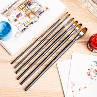 得力（deli） 73894 画笔套装 毛笔 6支 灰色（单位：套）