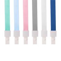 得力（deli） 8352 工作证证件卡套挂绳胸卡卡套吊绳学生胸牌宽10mm 12根/包（单位：包）灰色