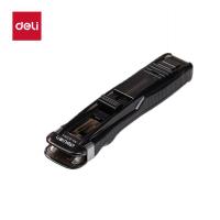 得力（deli） 8591A 推夹器 推夹器1个+补充夹8枚 （单位:套） 透明黑