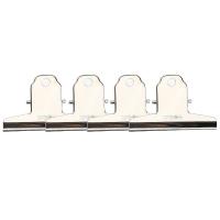 晨光（M&G） ABS92637 山形票夹 76mm 4个/袋  （单位：袋） 银色