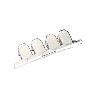 晨光（M&G） ABS92637 山形票夹 76mm 4个/袋  （单位：袋） 银色