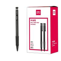 得力（deli） 6546S 英文专用低粘度圆珠笔 迷你头中油笔 0.7mm  36支/盒 (单位: 盒)黑色