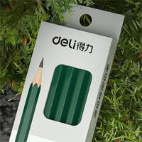 得力（deli）7083 铅笔 笔杆类型：六角杆 笔芯硬度：HB 款式：不带橡皮头 12支/盒 (单位：盒)