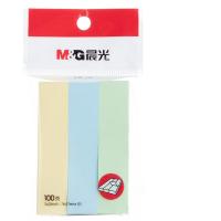 晨光(M&G) YS-12 三分条自粘便条100张/条 3条/包（单位：包）黄、绿、蓝