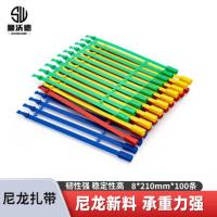 狮沃德（shiwode）SWD021 一次性尼龙扎带 8*210mm 100条 （单位：包） 颜色随机