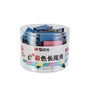 晨光(M&G) ABS92739  Eplus系列大号金属长尾夹 2#41mm 24只/筒（单位：筒）粉黄绿蓝