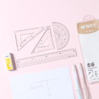晨光(M&G) ARL960J2 套尺 亚克力20cm 4件套（直尺*1+三角尺*2+量角器*1）（单位：套）
