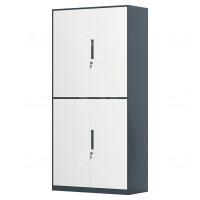 臻远 ZY-SY-34 窄边通双节文件柜 900*400*1850mm （单位：台）灰白套色