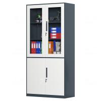 臻远 ZY-SY-31 窄边大器文件柜 900*400*1850mm（单位：台） 灰白套色