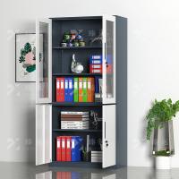臻远 ZY-SY-31 窄边大器文件柜 900*400*1850mm（单位：台） 灰白套色