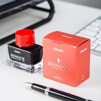 得力（deli） S636 钢笔墨水 30ml 红色（单位：瓶）