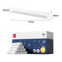 得力（deli） 覆膜粉笔 MB431 10mm* 74mm 50支/盒 (单位:盒) 白色