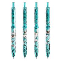 齐心（COMIX） WHGP0088 大容量按动中性笔 悄咪咪 1支 0.5mm （单位：支）笔芯黑色、外壳颜色随机发货