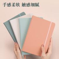 齐心（COMIX） C5912 莫兰迪色皮面本 A5 120张（单位：本）雾霾蓝
