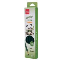 齐心（COMIX） PDMP0078-12 熊猫铅笔 HB 12支/盒（单位：盒） 黑