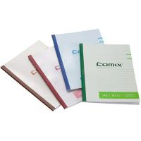 齐心（COMIX）C4507 办公系列无线装订本  A5 148*210mm 100张/本 6本/组 ( 单位 :组)  颜色随机 新老包装随机发货