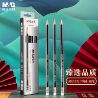 晨光(M&G） AWP30801 六角木杆铅笔 HB 12支/盒 (单位:盒)  银黑
