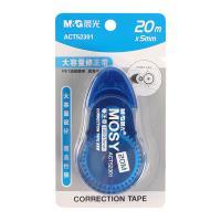 晨光（M&G）ACT52301 大容量修正带PET 20m*5mm（单位：卡）带芯白色 外观颜色随机发货