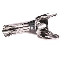 得力（deli） 9520圆形铁票夹山形金属夹 88mm 6只/包（单位：包）