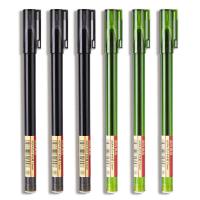 晨光（M&G） AGPA1701优品拔盖签字笔0.5mm 6支装（单位：盒）黑色 笔杆颜色随机发货