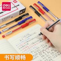得力（deli） 6600ES 中性笔子弹头 0.5mm12支/盒（单位：盒）红色