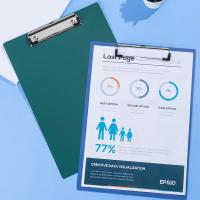 齐心（COMIX） A7041 PP书写板夹 GRS认证 A4（单位：个）森绿