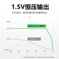 雷摄（LEISE） 充电锂电池 5070mWh 1号 2节/盒（单位：盒）