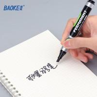 宝克（BAOKE）MP2928 单头油性记号笔 可加墨 12支/盒 4mm（单位：盒）黑色